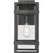 Payton 1 Light 17.25 inch Powder Coated Black Outdoor Wall Sconce